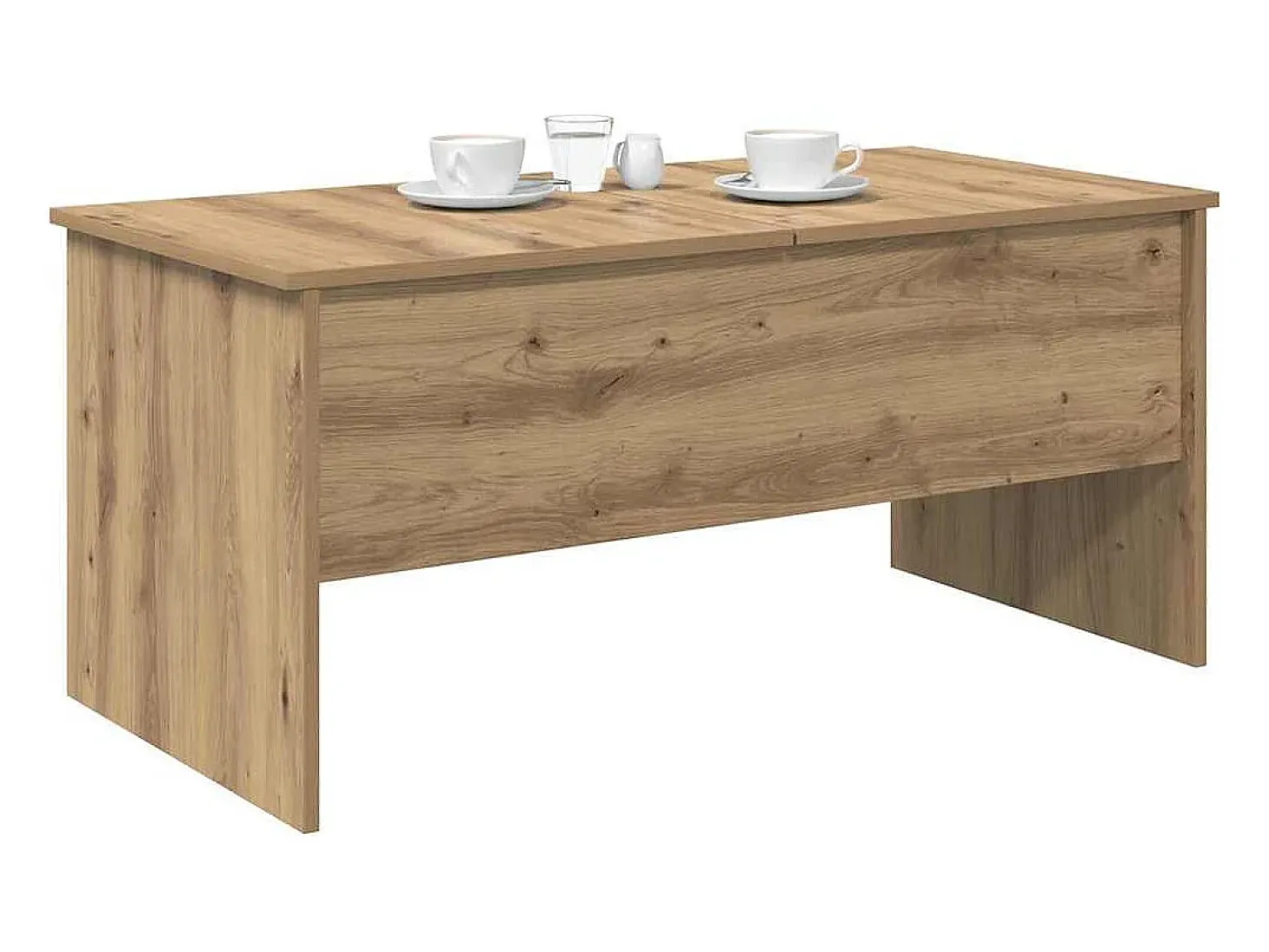 Mesa de Café Roble artisan 102 x 50.5 x 46.5 cm