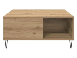Mesa de Café Roble artisan 80 x 80 x 36.5 cm