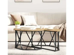 Mesa de Café Roble artisan 80 x 80 x 42 cm