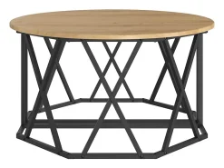 Mesa de Café Roble artisan 80 x 80 x 42 cm