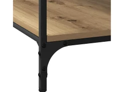 Mesa de Café Roble artisan 80 x 50 x 40 cm Madera contrachapada
