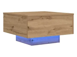 Mesa de Café Roble artisan 55 x 55 x 31 cm Madera contrachapada