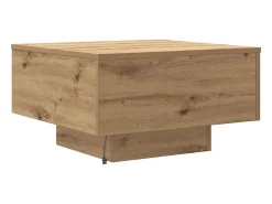 Mesa de Café Roble artisan 55 x 55 x 31 cm Madera contrachapada