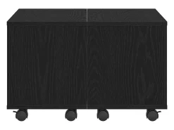 Mesa de Café Roble negro 60 x 60 x 38 cm Madera contrachapada