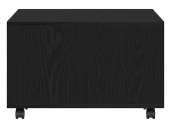 Mesa de Café Roble negro 60 x 60 x 38 cm Madera contrachapada