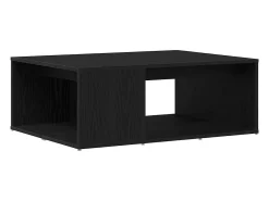 Mesa de Café Roble negro 90 x 67 x 33 cm Madera contrachapada