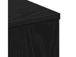 Mesa de Café Roble negro 90 x 67 x 33 cm Madera contrachapada