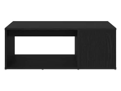 Mesa de Café Roble negro 90 x 67 x 33 cm Madera contrachapada