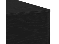 Mesa de Café Roble negro 55 x 55 x 31 cm Madera contrachapada