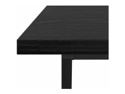 Mesa de Café Roble negro 100 x 50 x 40 cm