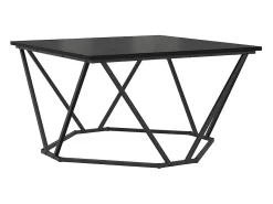 Mesa de Café Roble negro 80 x 80 x 45 cm