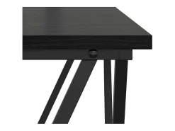 Mesa de Café Roble negro 80 x 80 x 45 cm