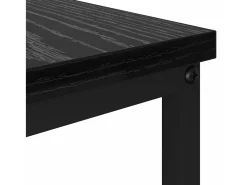 Mesa de Café Roble negro 100 x 51 x 45 cm Madera contrachapada