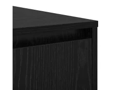 Mesa de Café Roble negro 80 x 80 x 31 cm Madera contrachapada