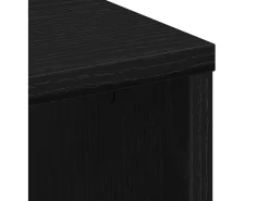Mesa de Café Roble negro 100 x 50 x 40 cm Madera contrachapada