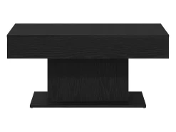 Mesa de Café Roble negro 96 x 50 x 45 cm Madera contrachapada
