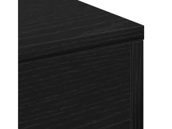 Mesa de Café Roble negro 96 x 50 x 45 cm Madera contrachapada
