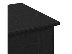 Mesa de Café Roble negro 40 x 40 x 42 cm Madera contrachapada