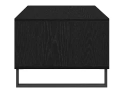 Mesa de Café Roble negro 90 x 50 x 36.5 cm Madera contrachapada