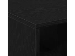 Mesa de Café Roble negro 90 x 50 x 36.5 cm Madera contrachapada