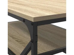 Mesa de Café Roble Sonoma 90 x 50 x 40 cm