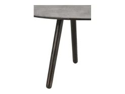Mesa de centro abatible Gerti de aluminio negro L 90 cm
