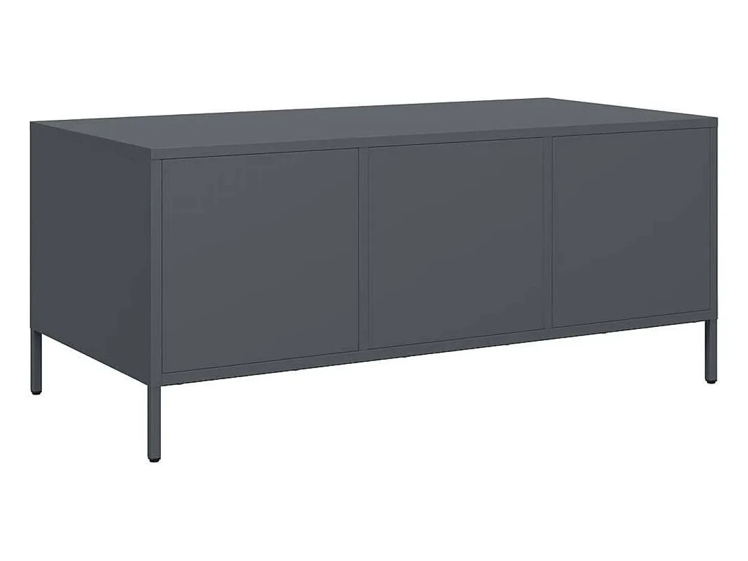 Mesa de centro acero laminado en frío antracita 101,5x50x43,5cm