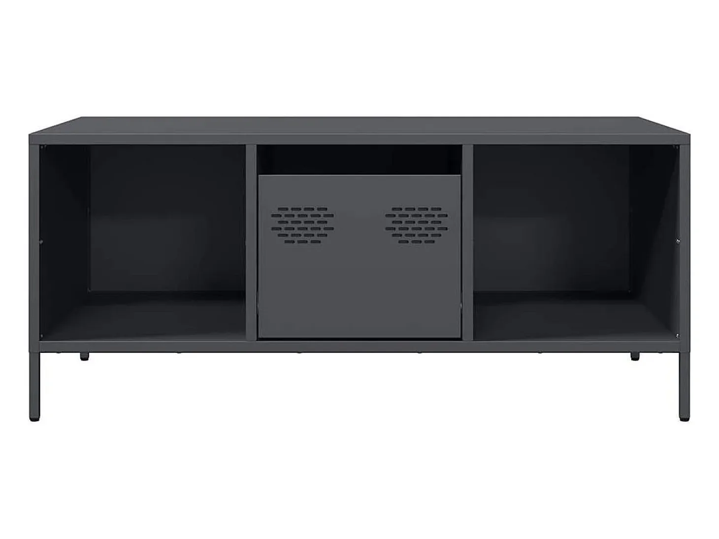 Mesa de centro acero laminado en frío antracita 101,5x50x43,5cm