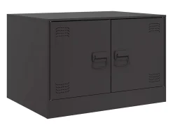 Mesa de centro acero negro 67x50x44 cm