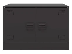 Mesa de centro acero negro 67x50x44 cm