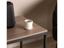 Mesa de centro Arbor, mesa auxiliar marrón.