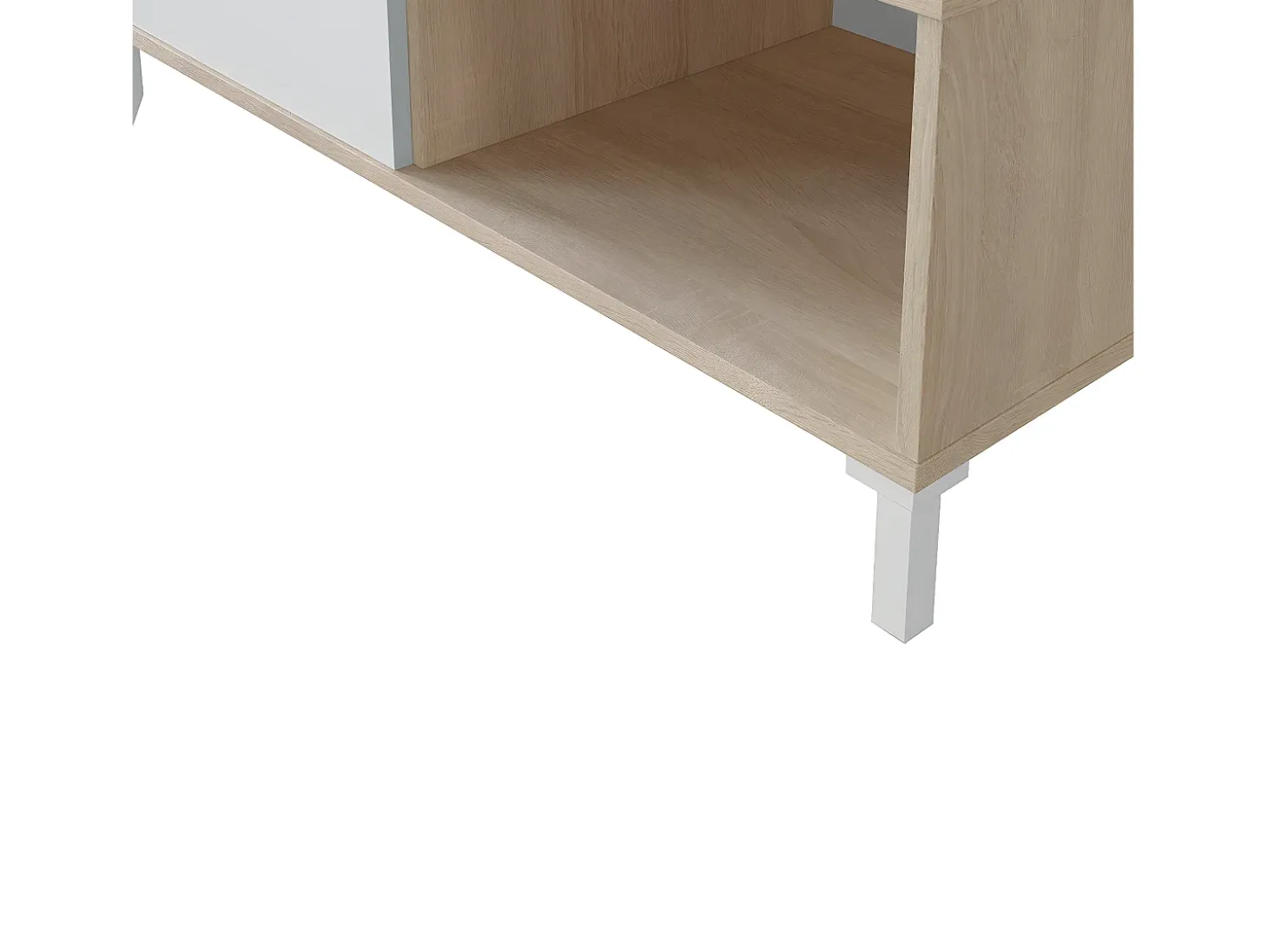 Mesa de centro con 2 compartimentos de almacenamiento - L100 cm - Brooklyn