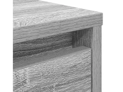 Mesa de centro con cajones Sonoma gris 100x100x40 cm