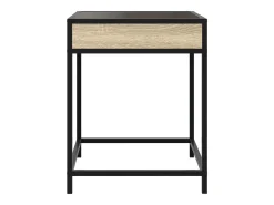 Mesa de centro con Infinity LED roble Sonoma 40x40x51 cm