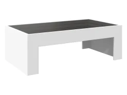Mesa de centro con Infinity LED blanco 90x50x30 cm