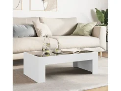 Mesa de centro con Infinity LED blanco 90x50x30 cm