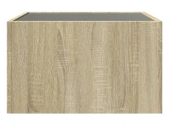 Mesa de centro con Infinity LED roble Sonoma 50x50x30 cm