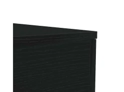 Mesa de centro con luces LED roble negro 50x50x40 cm