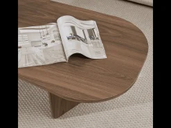 Mesa de centro con superficie de bordes redondeados L130 cm - AMÉLIA