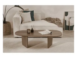 Mesa de centro con superficie de bordes redondeados L130 cm - AMÉLIA