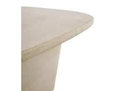 Mesa de centro de 120 x 70 cm de poliresina cemento arena
