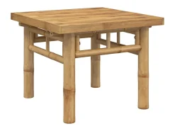 Mesa de centro de bambú 45x45x35 cm