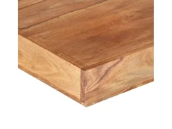 Mesa de centro de madera maciza de acacia 45x45x40 cm