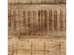 Mesa de centro de madera maciza de mango rugosa 80x50x40 cm