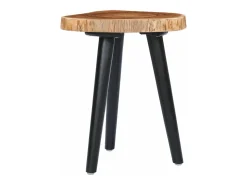 Mesa de centro de madera de teca maciza 40x45 cm