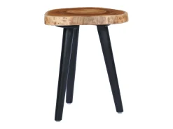Mesa de centro de madera de teca maciza 40x45 cm