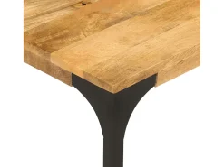 Mesa de centro de madera maciza mango 100x55x35 cm