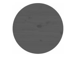 Mesa de centro de madera maciza de pino gris Ø55x60 cm