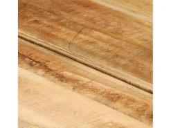 Mesa de centro de madera maciza de mango 142x90x42 cm