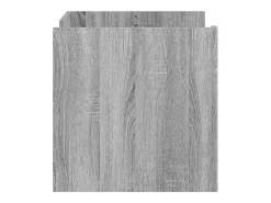 Mesa de centro de madera de ingeniería gris Sonoma 80x50x50 cm